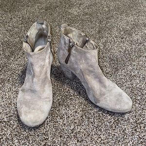Officine Creative Taupe Suede Bootie